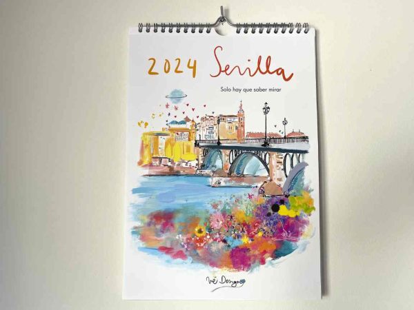 Calendario de pared Sevilla 2024