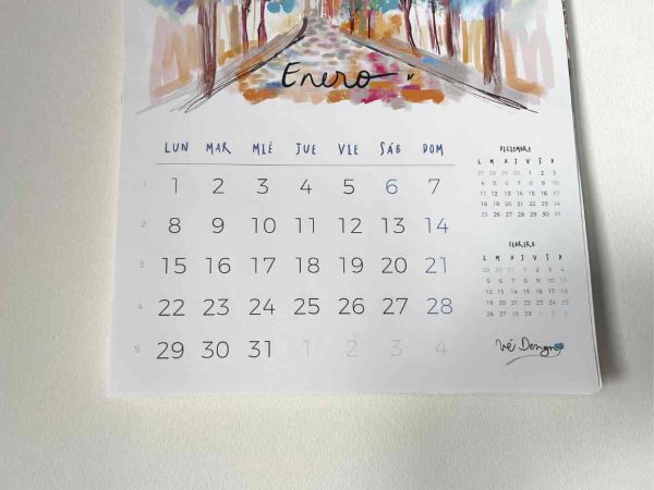 Calendario de mesa Sevilla 2024