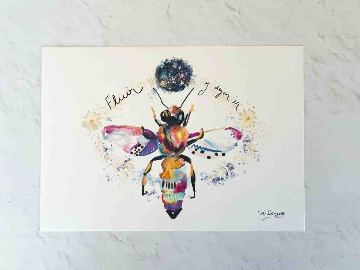 lamina-decorativa-naturaleza-abeja-y-su-galaxia-001