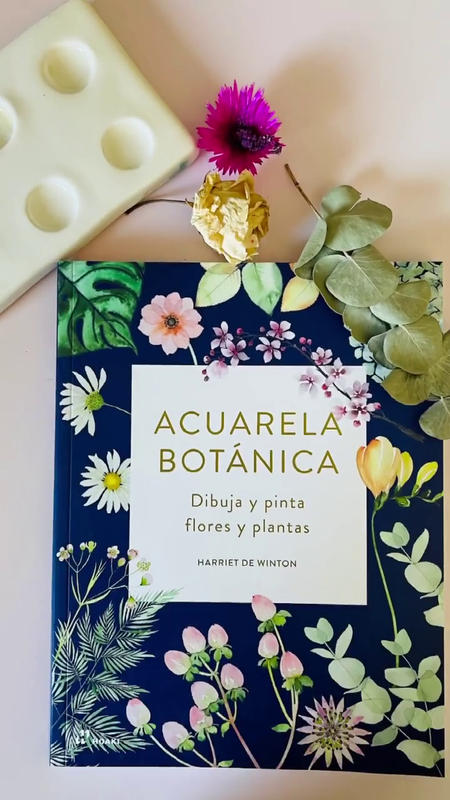 libro Acuarela Botánica de Harriet de Winton
