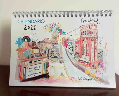 Calendario de mesa Madrid 2026