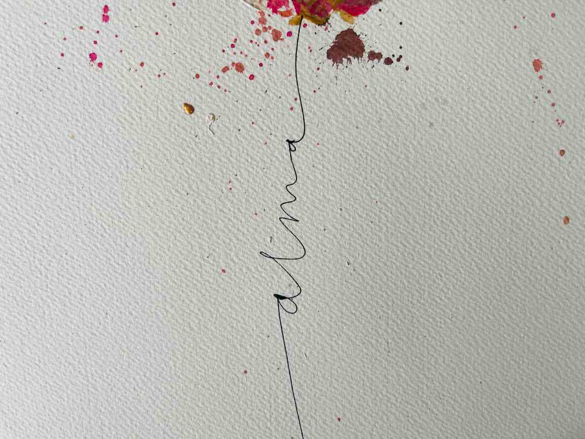 FLORES DE ACUARELA Y ACRÍLICO 2 FLORES DE ACUARELA Y ACRÍLICO - Imagen 2