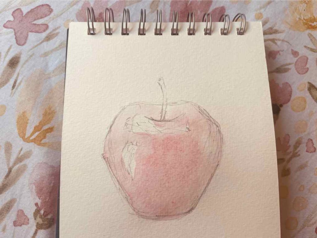 Cómo dibujar una manzana