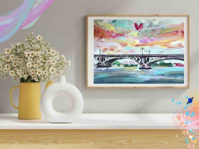 atardecer en el puente atardecer en el puente