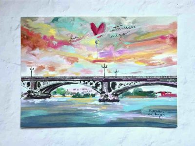 atardecer en el puente atardecer en el puente