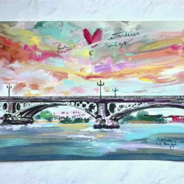 ATARDECER EN EL PUENTE