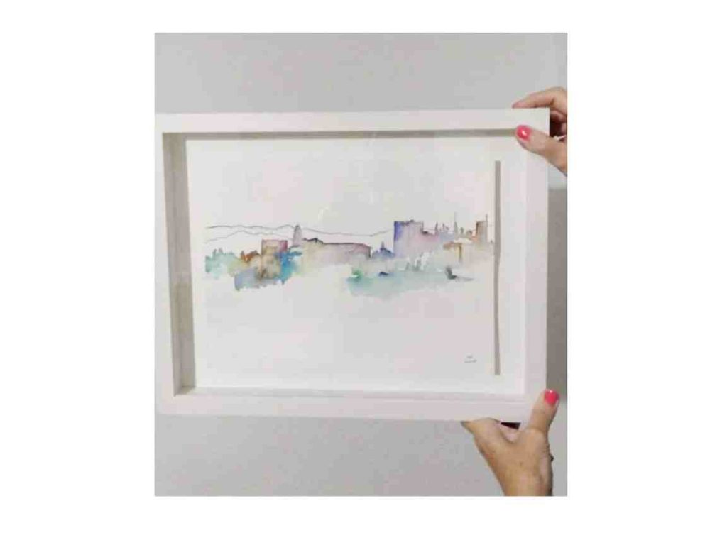 Cómo enmarcar acuarelas (consejitos breves) 9 cómo enmarcar acuarelas