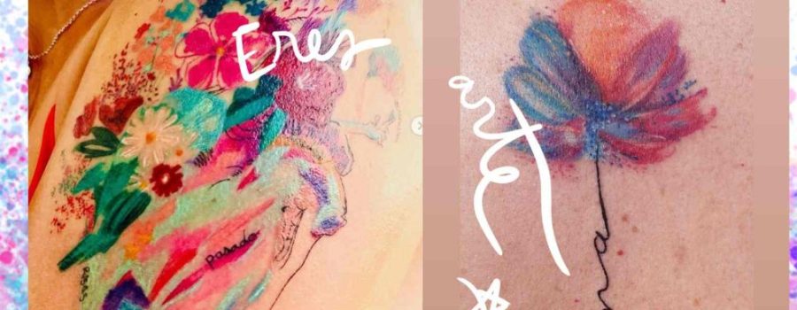 Tatuajes como acuarela (ejemplos creativos e ideas)