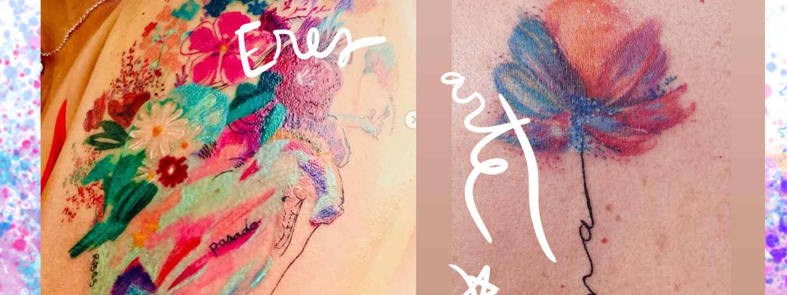 Tatuajes como acuarela (ejemplos creativos e ideas)