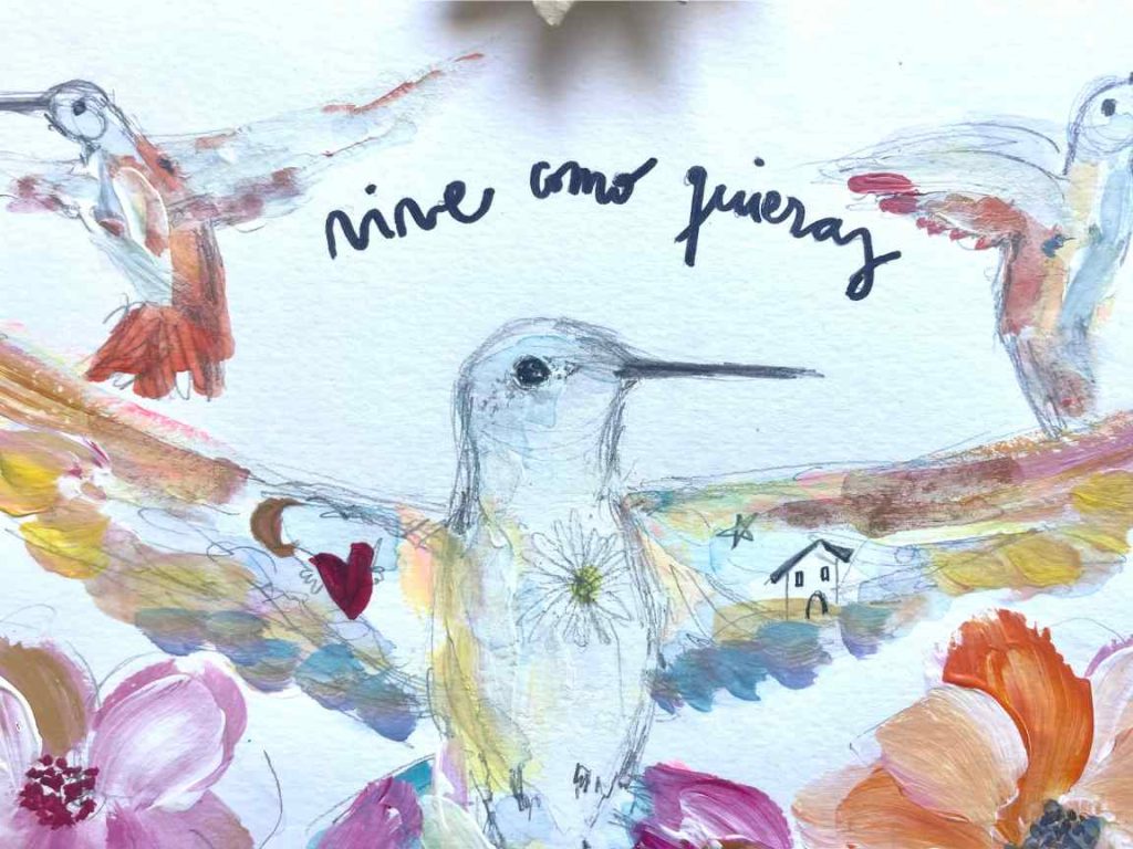 Cómo pintar pájaros en acuarela 8 Colibríes en acuarela y acrílico