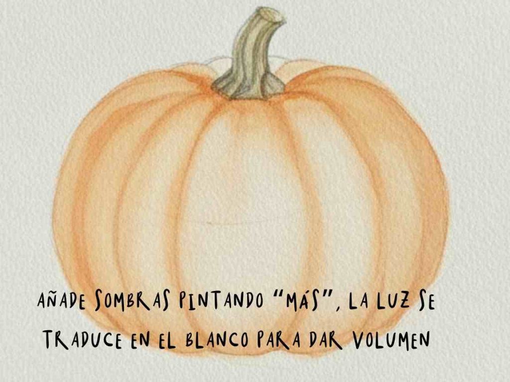 Cómo pintar una calabaza de Halloween en acuarela: tutorial fácil en 4 pasos 3 Cómo pintar una calabaza de Halloween en acuarela