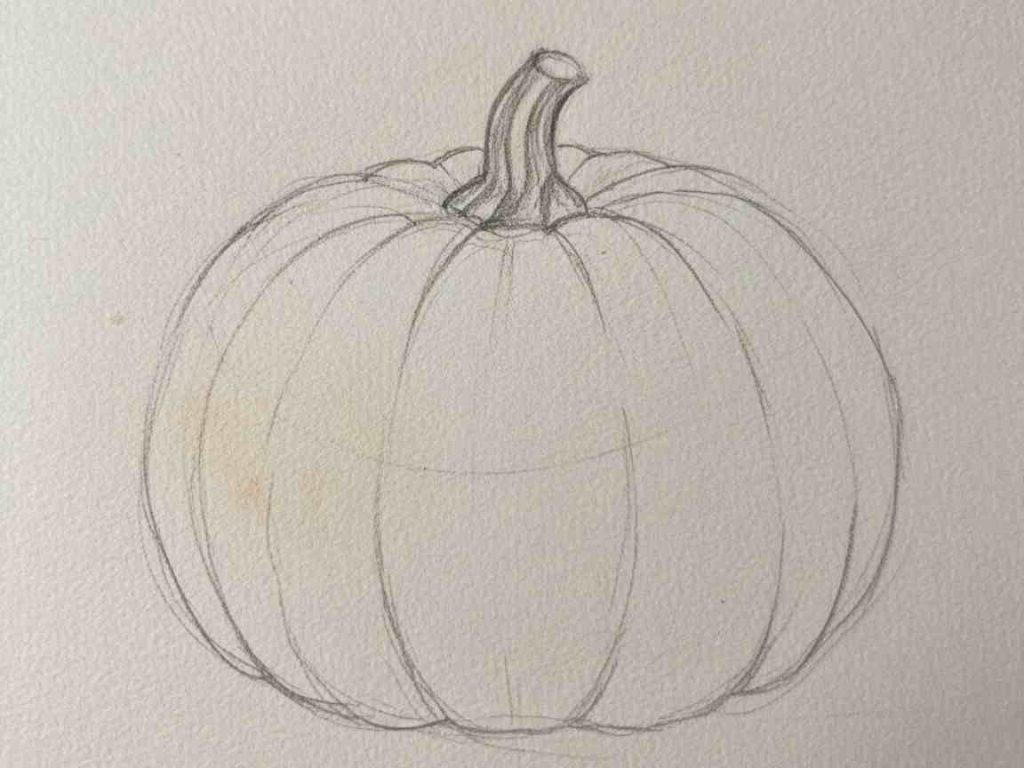 Cómo pintar una calabaza de Halloween en acuarela: tutorial fácil en 4 pasos 1 Laminas FOTOS WEB 16