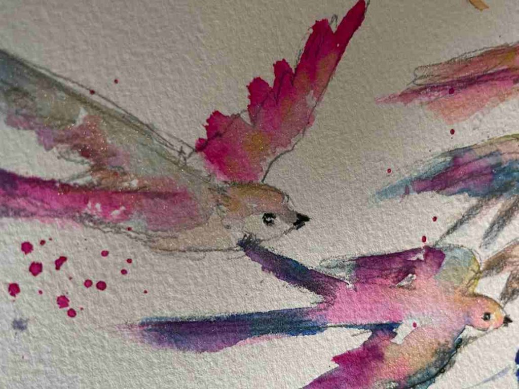 Cómo pintar pájaros en acuarela 9 pdofgkdf0g