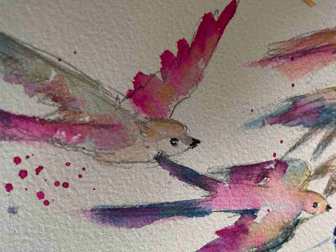 Cómo pintar pájaros en acuarela